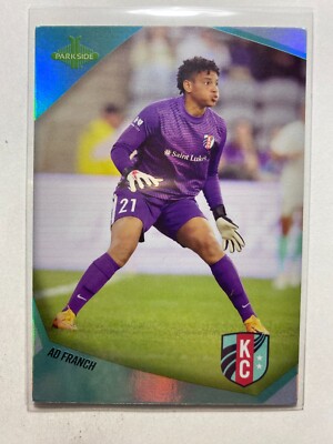 AD Franch 2022 Kansas City Current #119 Parkside NWSL Foil Board Card