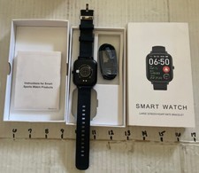 Smart Sports Watch Large Screen Heart Race Bracelet