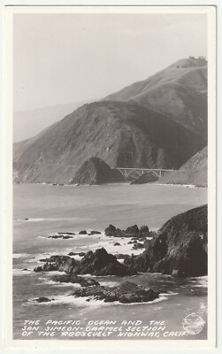 c1920s Simeon Carmel Section Roosevelt Hwy California CA RPPC DOPS Postcard