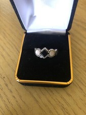 Vintage Native American Indian Hand Made Sterling Silver Ring Size 8 1/2