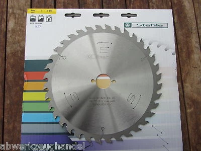 STEHLE HM/Widia Kreissägeblatt 240 x30 Z 36 für Protool/Festool/Makita und andere HKS