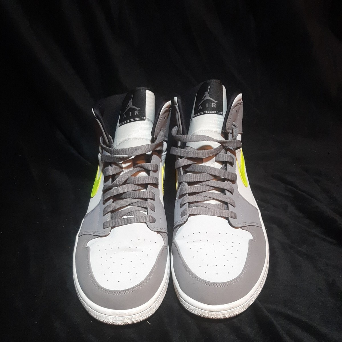 Size 14 - Air Jordan 1 Mid Gunsmoke Volt | eBay Size 14 - Air Jordan 1 Mid Gunsmoke Volt | eBay