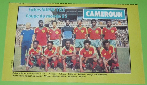 FICHE FOOTBALL SUPER TELE 1982 ESPAÑA 82 COUPE MONDE TCHECOSLOVAQUIE