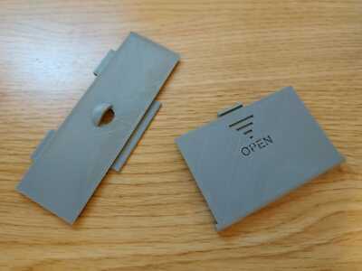 battery cover R.O.B Nintendo NES robot ROB gyro motor door AA