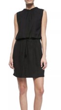 A.L.C. Black Sleeveless  Zipped Pockets Women Dress Size 4 Office Work Event