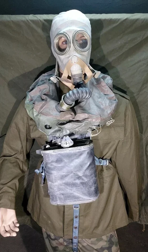 IP-5 GAS MASK WITH OXYGEN Rebreather GREY IP5 - Image 2 of 4