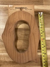 Vintage, Large 7  Wooden Alphabet Letter  Q  . NEW