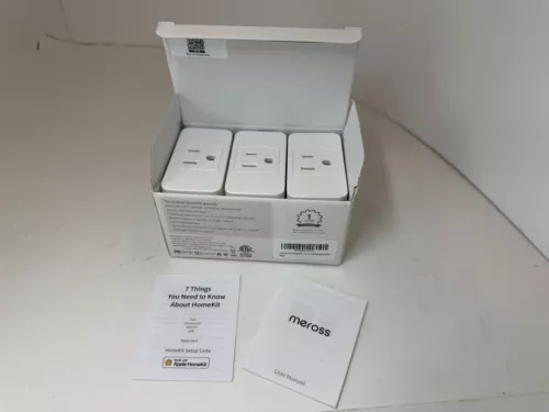 Meross Smart Plugs - 3 PACK - MSS110 - Works with Apple HomeKit X002Z921NDX