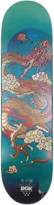 DGK Bruce Lee Golden Dragon Lenticular Holographic Skateboard Deck 8.25 RARE LE