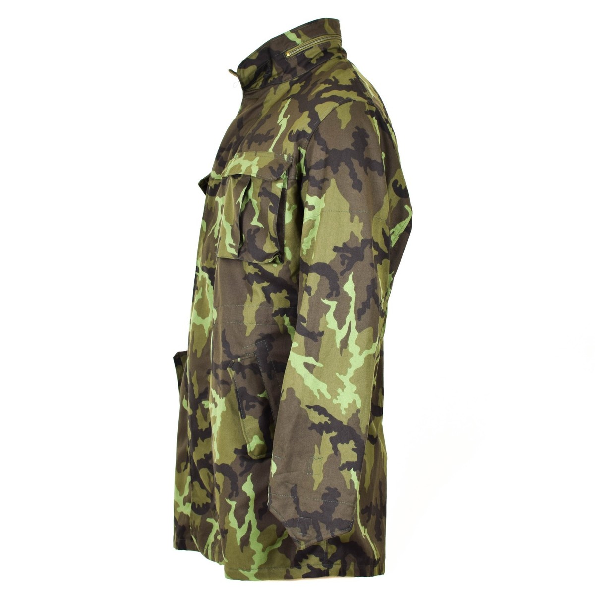 Veste Militaire Surplus Armée Tchèque – Camouflage Feuilles – Parka Field Jacket – Taille Unique