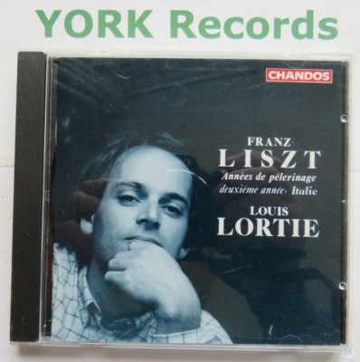 LISZT - Annees de Pelerinage LOUIS LORTIE- Excellent Condition CD Chandos