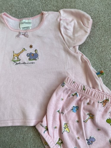 Carter's 6-9 Month Vintage John Lennon Real Love 2pc Swing Top & Shorts - Picture 2 of 4