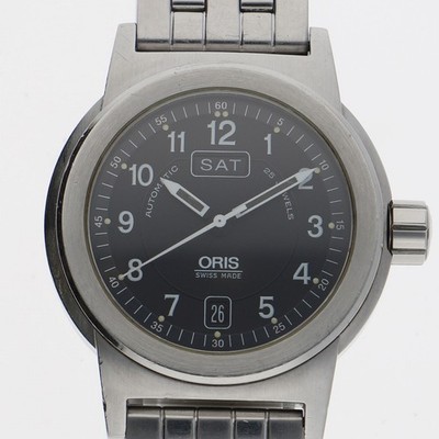 ORIS 7500 Big crown black Dial Automatic Stainless Steel Men s