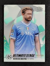 2025-26 Topps Chrome UEFA KEVIN DE BRUYNE 83/199 Green Ultimate Stage #US-47