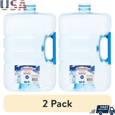 #ad 3 Gallon BPA Free Water Container Stackable W Handle amp; Screw Cap Easy Transport $26.18