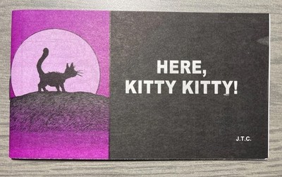 Here, Kitty Kitty! Tract   Chick Publications - See Description for Details