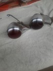 1937 1938 Plymouth Tail Light Assemblies Original pair Hilite