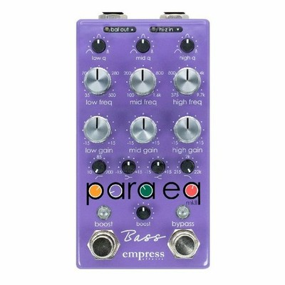 Empress Effects Bass Para EQ MK2 EQ/Boost Effektpedal