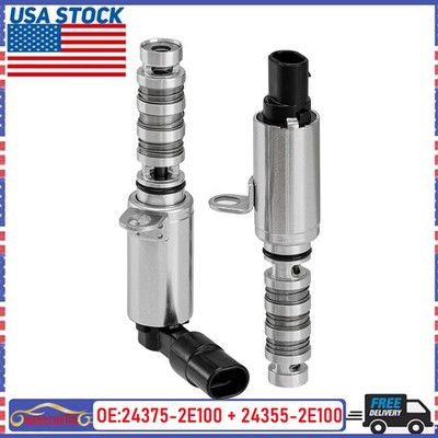 Intake & Exhaust VVT Solenoid for Hyundai Kia Elantra Soul 1.8L 2.0L 24375-2E100