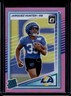 2025 Panini Donruss Jarquez Hunter Optic Rated Rookie Preview Pink RC #352 Rams