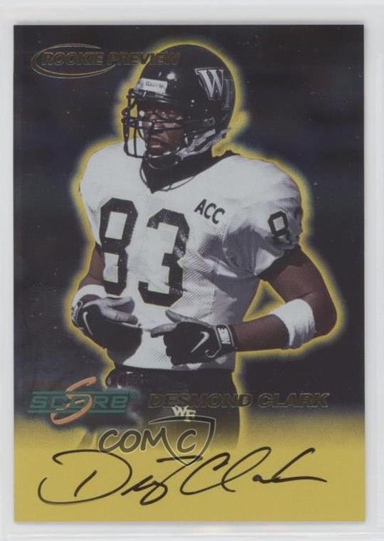 Desmond Clark Score Rookie Preview Autographs # Autograph