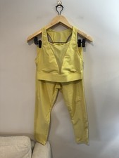 Matching 2-piece Activewear Set, Yellow, Size M/L