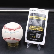 Judy Johnson Signed Rawlings ONL Baseball Autograph JSA COA ZJ23062