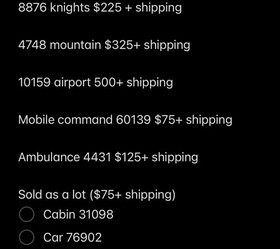 LEGO Retired Lot! Prices On Last Slide Message For Specifics! All Sealed