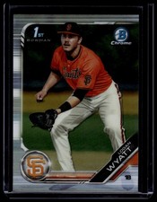 2019 Bowman Draft #BDC-29 Logan Wyatt Chrome Refractor