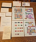 151 Vintage Pre-1900 USA Stamps, Used, FDCs and ADLAI E. STEVENSON Letter