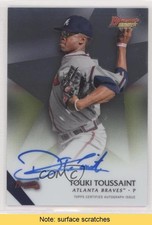 2015 Bowman's Best Best of 2015 Auto Touki Toussaint #B15-TTO Auto READ uk5