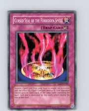 Yu-Gi-Oh Cursed Seal Of The Forbidden Spell DR2-EN049 Common Card Played HP