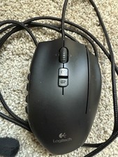 Logitech G600 MMO Wired Gaming Mouse-RGB Back...