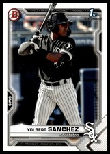 2021 Bowman #BP-40 Yolbert Sanchez Prospects