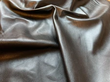 Premium Black Goat Skin Leather – Whole Hide 4SQF