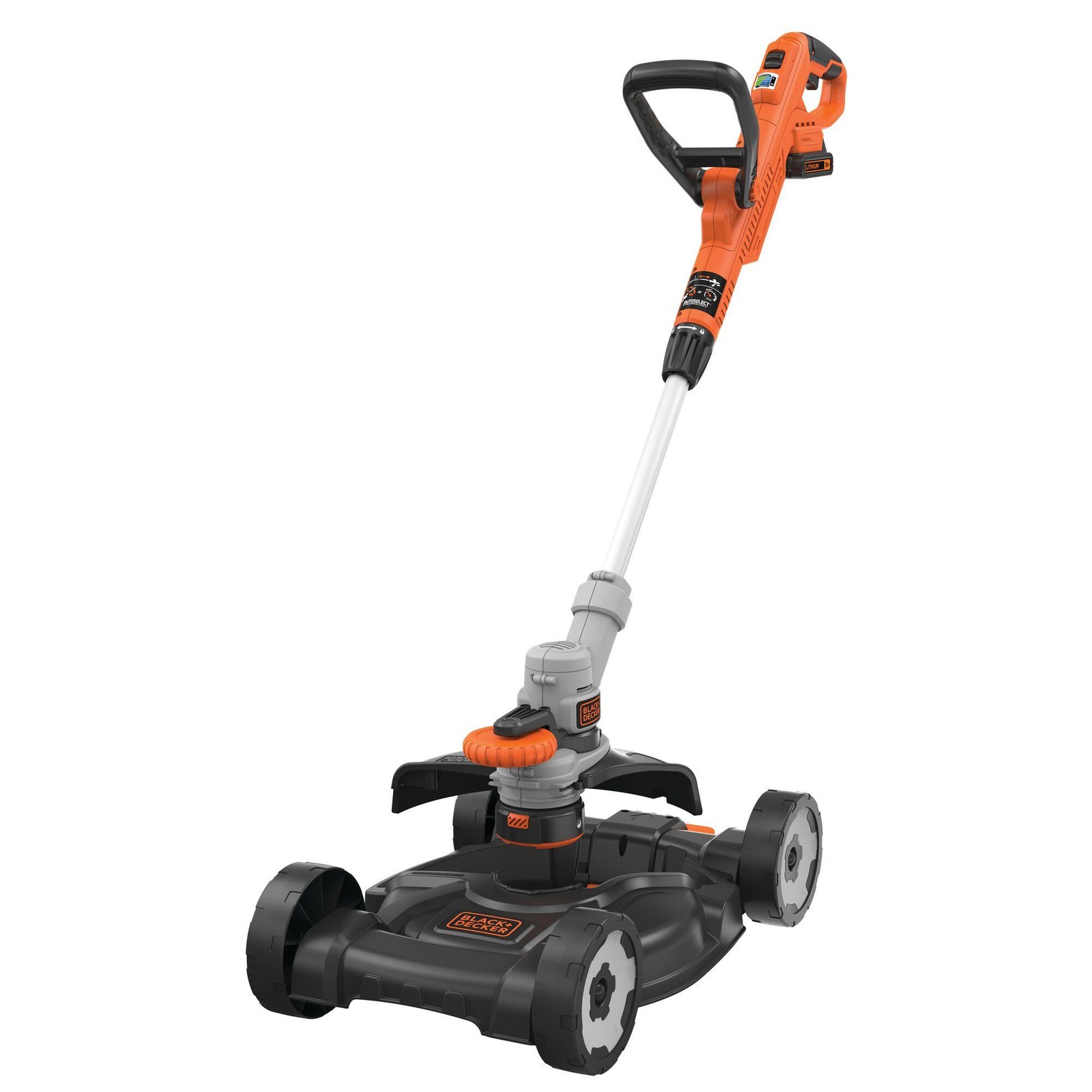 Black & Decker STC1820CM-QW brush cutter/string trimmer Battery Black, Orange,