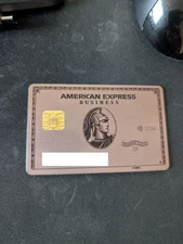 amex business gold rose gold canceled collectible