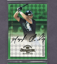 1998 DONRUSS SIGNATURE MILLENNIUM MARKS AUTO SALESMAN SAMPLE MAGGLIO ORDONEZ RC