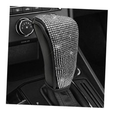 Bling Car Gear Shift Knob Cover, Gear Stick Protector White