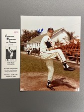 BOB BUHL Signed 8x10 Photo Milwaukee Braves