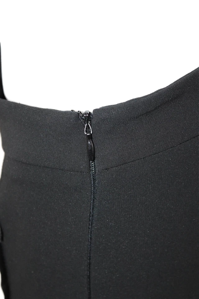 Pantalones Derek Lam para mujer de imitación de cuero con puños ajustados negros talla 0 Foto 4 de 4