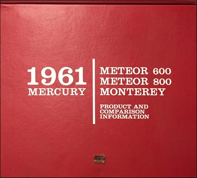 1961 Mercury Meteor and Monterey Feature and Competitive Comparison Dealer Album