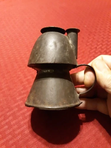 civil war era whale oil lamp "petticoat "
