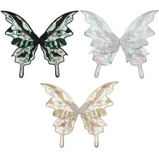Adults Fairy Wing Butterfly Cosplay Glossy Wing w/Elastic Strap Halloween Party