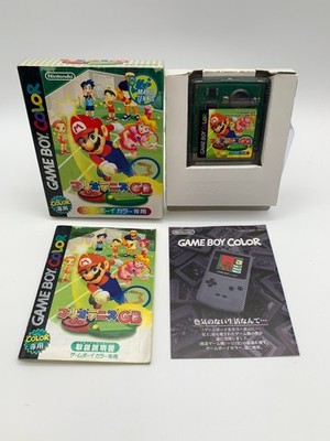 MARIO TENNIS GB Japan Game Boy Color With Box Manual & Insert US Seller GB0307