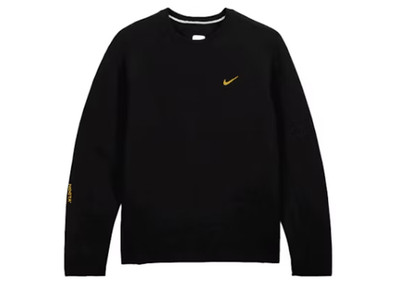 SS23 Nike NOCTA Black Tech Fleece Crewneck Medium- Inhand - DS