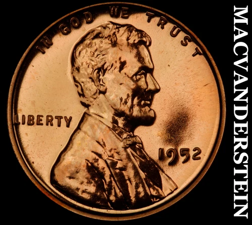 1952 Lincoln Wheat Cent- Choice Gem Proof Luster No Reserve #i8188
