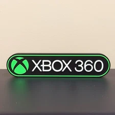 XBOX 360 Decor Sign 3D Printed Display