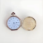 Vintage Old Antique 1916 Elgin 12S Grade 345 15j Jewels Pocket Watch Octagonal
