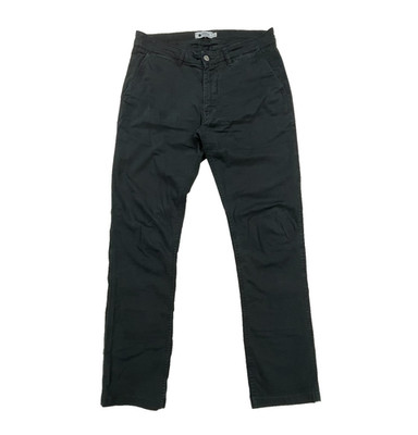 NN07 Hose Herren W32 L32 schwarz Twill MARCO Slim Fit gerades Bein Chino